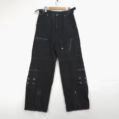 PROJECT/ GR プロジェクト gr ペインテッド デニムニキ着用