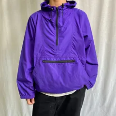 80年代～90年代 L.L.Bean エルエルビーン 山ロゴ ナイロン アノラックパーカー メンズXL 