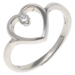 ミキモト リング 指輪 9.5号 Pt900プラチナ ダイヤモンド レディース  MIKIMOTO  中古 ミキモト