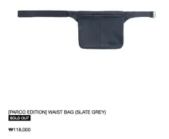 新品) ジチョイ Jichoi PARCO EDITION WAIST BAG - メルカリ