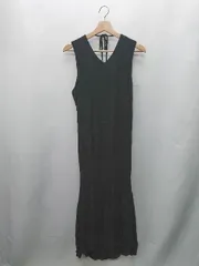 ◇ ⊂Φ mily bilet ミウィビレット ノースリーブ ロング ワンピース サイズS ブラック レディース E  【1410290038260】