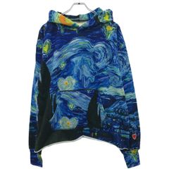 EMOTIONALLY UNAVAILABLE エモーショナリー アンアベイ 22SS HEARTY NIGHT HOODIE パーカー  ブルー L