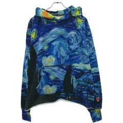 EMOTIONALLY UNAVAILABLE エモーショナリー アンアベイ 22SS HEARTY NIGHT HOODIE パーカー  ブルー Lのサムネイル