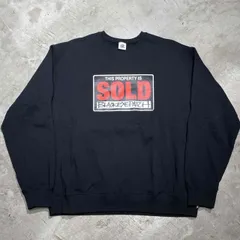 THE BLACK EYE PATCH SOLD SIGN CREWNECK SWEATSHIRT XLサイズ ブラックアイパッチ スウェット 心斎橋店