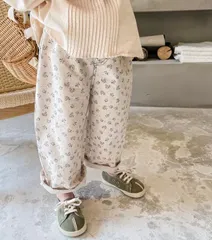 即納◯花柄パンツ