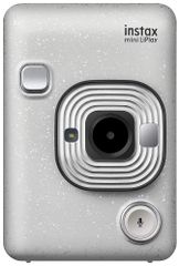 富士フイルム(FUJIFILM) チェキ インスタントカメラ/スマホプリンター instax mini LiPlay ストーンホワイト INS MINI HM1 STONE WHITE