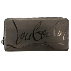 超希少モデル　ルブタン　長財布　ソリータ　デカロゴ　ラウンドファスナー　黒×赤 超希少モデル ルブタン 長財布 ソリータ デカロゴ ラウンド