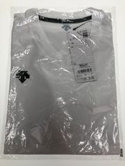 [デサント] Tシャツ 半袖 バレーボール 定番 吸汗 ストレッチ 男女兼用 メンズ レディース 練習 WHT(DSS-4024B) O