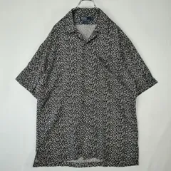 XL ポロ ゴルフ Polo Golf Clayton 開襟 シャツ 花柄 黒 ポロラルフローレン CLAYTON シャツ XL 開襟 ブラック 花柄 リネン混