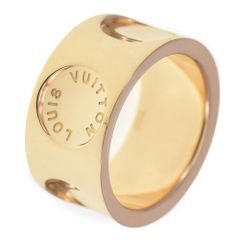 ルイ・ヴィトン LOUIS VUITTON プティットバーグ アンプラント リング サイズ50/JP10 K18YG レディース S#138618