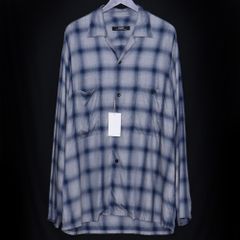 美品】マインデニム×CDL/レーヨンオンブレチェックルーズワークシャツ