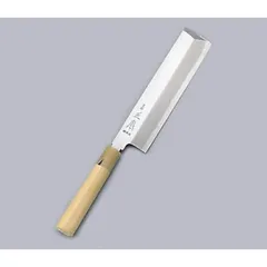 ★ 正本 本霞(玉白鋼)東形薄刃 21cm★ 正本本霞玉白鋼鎌形薄刃– yanpingknifesword