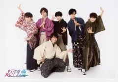 【中古】生写真(男性) 超特急/集合(6人)/横型・全身・和服・袴・タカシしゃがみ・手上げ・背景白/「BULLET TRAIN Arena Tour 2018 GOLDEN EPOCH」生写真 第60弾