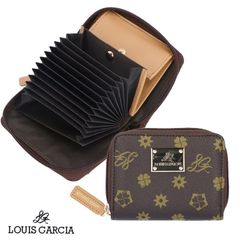 ルイガルシア ラウンド ジャバラ 二つ折り ミニ財布 4445 レディース LOUIS GA RCIA