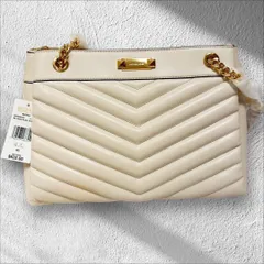 【新品】レディース MICHAEL KORS ショルダーバッグ MK【白】ホイットニー 【クリーム】  チェーン 肩掛け ショルダー 【マイケル コース】 トートバック