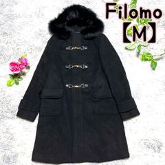 フィローモ Filomo【M】ダッフルコート/ブラック/カシミヤ ウール