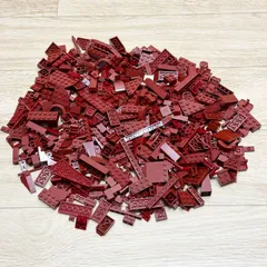 LEGO レゴ レッド系 中古 パーツ スロープ プレート ブロック カーマッドガード エッジスタッドタイル 大量 ばら売り 部品取り LY-240415-07