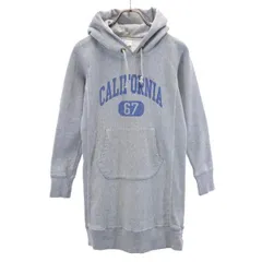 チャンピオン 青単 復刻 Reverse Weave スウェットワンピース XS グレー系 Champion 裏起毛 ロゴ刺繍 レディース 【中古】  【230126】 【PD】