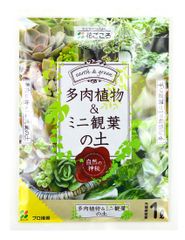 【未使用】花ごころ 多肉植物＆ミニ観葉の土 1L 園芸用土 植え替え 鹿沼 赤玉 排水性 根腐れ防止 パーライト ゼオライト 肥料入り