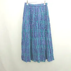 ◇ ⊂ CIAOPANIC TYPY チェック柄 ロング丈 フレア チェック柄スカート サイズone グリーン系 レディース E  【1507030008468】