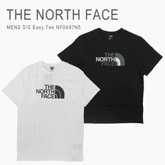 新品未使用 ノースフェイス Tシャツ メンズ 半袖 シンプル ロゴ イージーTシャツ THE NORTH FACE MENS S/S Easy Tee NF0A87N5 黒 ブラック 白 ホワイト S M L XL