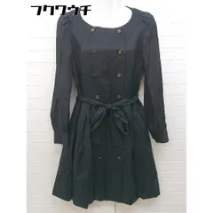 ◇ ◎ Riccimie NEW YORK リッチミーニューヨーク 長袖 膝丈 ワンピース サイズ1 ブラック レディース 【中古】 【1103230005223】