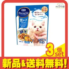 コンボプレゼント キャット おやつ 男の子 お魚味 14袋入 (42g) 3個セット まとめ売り