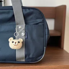 キーホルダー バッグチャーム かわいい お揃い あみぐるみ くま