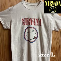 【古着】NIRVANA(ニルヴァーナ)半袖Tシャツ L 白 バンドT ヴィンテージ ロック バンT