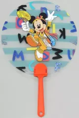 【中古】うちわ ミッキーマウス うちわ 「Happyくじ DISNEY SUMMER FESTIVAL 2022」 うちわ賞