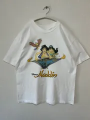 90s Disney ALADDIN ディズニー アラジン ヴィンテージ Tシャツ シングルステッチ