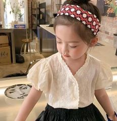 海外子供服 刺繍ブラウス