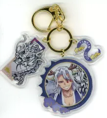 【中古】キーホルダー 宇髄天元 「鬼滅の刃 アニメ伍周年記念祭～後夜祭～ in ufotable Cafe×マチ★アソビCAFE×ufotable DINING 辰年ランダムコンビチャーム」