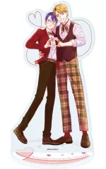 【中古】アクリルスタンド・アクリルパネル 01.羽柴＆宮成(描き下ろしイラスト) アクリルスタンド 「優等生は運命の赤い糸に逆らいたい」