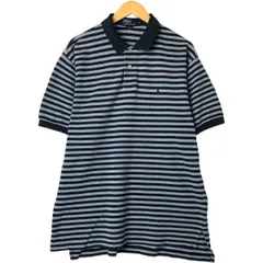古着 ラルフローレン Ralph Lauren POLO by Ralph Lauren 半袖 ボーダー ポロシャツ メンズXL相当/eaa543040