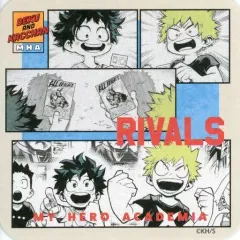 【中古】マグカップ・湯のみ 緑谷出久＆爆豪勝己(幼少期) 「僕のヒーローアカデミア アートコースター(R) -RIVALS-」