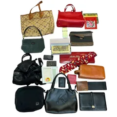 【管E5】最終値下げ☆中古品☆ジャンクあり レディース ブランドバッグ・財布・キーケース・香水など まとめ売りセット  LOUIS VUITTON・CALVIN KLEIN・BALENCIAGA・TIFFANY & Co・DUNHILL 他 19点まとめ 大量