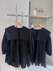 ENFOLD SAILOR-COLOR BLOUSE 300IA130-0111
