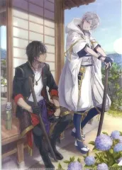 【中古】文房具 [単品] 鶴丸国永＆大倶利伽羅 描き下ろしA4クリアファイル 「C92 刀剣乱舞-ONLINE- 2017夏コミセット」