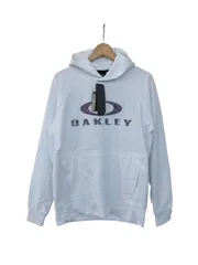 オークリー◆メンズ スウェットパーカー ロゴ ENHANCE フードパーカー  ホワイト