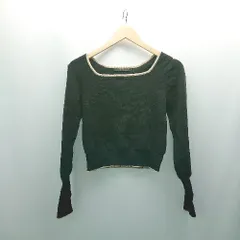 ◇ Kastane カスタネ カジュアル シンプル 秋冬 無地 着回し 長袖 ニット セーター サイズF ブラック レディース E  【1308160067932】