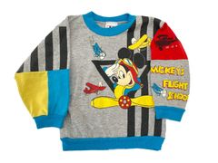【Size100】vintage USA製 ミッキー 長袖Tシャツ US古着　アメリカ 輸入 ディズニー ロンT mickey ヴィンテージ made in USA