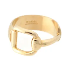 美品 GUCCI グッチ ホースビット スカーフリング ゴールド GUCCI 本物 グッチ ホースビット スカーフリング GP ゴールド