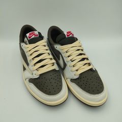 箱付 新品 NIKE AIR JORDAN 1 LOW OG SP US9¹/₂ 27.5cm TRAVIS SCOTT REVERSE MOCHA DM7866-162 トラヴィススコット エアジョーダン1 ローカットスニーカー リバースモカ ブラウン