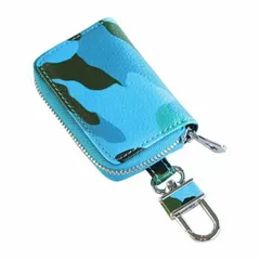 AWESOME(オーサム)　マルチカラースマートキーケース　カモフラシリーズ　ASK-M04　ブルー