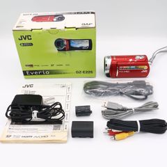 JVCKENWOOD JVC ビデオカメラ EVERIO GZ-E225 内蔵メモリー 8GB レッド GZ-E225-R　#250606_097M0064