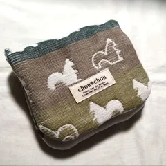 限定りす☆12重ガーゼ☆大きめハーフハンカチ☆ハンドメイド