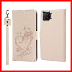 【匿名配送】ローズゴールド_OPPO A73 / F17 【Hamany】OPPO A73 ケース 手帳型 CPH2099 ケース ストラップ スマホケース Oのサムネイル