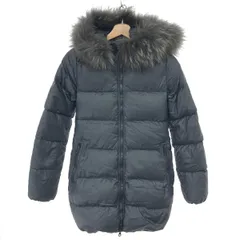 DUVETICA デュベティカ  ダウンコート サイズ:38  ブラック  レディース KAPPADUE カッパドゥエ ロング丈 ラクーンファー　241011010933