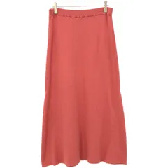 BEAUTY&YOUTH UNITED ARROWS ビューティアンドユース ユナイテッドアローズ コットンカシミヤ リブ パネルフレア ミドル スカート 1624-119-3717 ピンク M